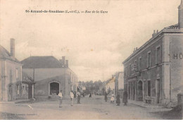 SAINT AMAND DE VENDOME - Rue De La Gare - Très Bon état - Saint Amand Longpre