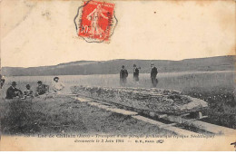 Lac De CHALAIN - Transport D'une Pirogue Préhistorique Découverte Le 3 Juin 1904 - Très Bon état - Altri & Non Classificati