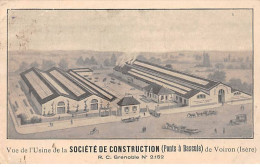 Vue De L'Usine De La Société De Construction De VOIRON - état - Voiron