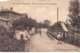 SAINT PRIM - Entrée Du Village - Route Des Roches - Très Bon état - Altri & Non Classificati