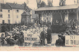 GRANGES - 12e Fête De La Fédération Des Vétérans - M. Saneboeuf - Très Bon état - Granges Sur Vologne