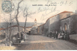 SAINT JOIRE - Rue De La Gare - Très Bon état - Other & Unclassified