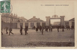 CHERBOURG - Sortie De L'Arsenal - Très Bon état - Cherbourg
