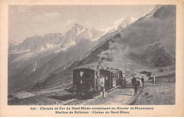 Chemin De Fer Du Mont Blanc Conduisant Au Glacier De BIONNASSAY - Station De Bellevue - Très Bon état - Altri & Non Classificati