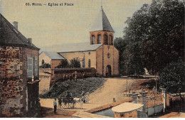 MONS - Eglise Et Place - Très Bon état - Sonstige & Ohne Zuordnung