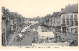 LILLERS -Place De La Mairie - Le Marché - Très Bon état - Lillers