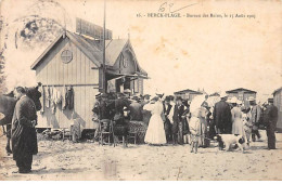 BERCK PLAGE - Bureau Des Bains - 15 Août 1905 - Très Bon état - Berck