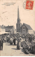 LE THEIL SUR HUISNE - Le Marché - Très Bon état - Autres & Non Classés