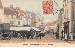 HOUDAN -Place De L'Eglise - Jour Du Marché - Très Bon état - Houdan