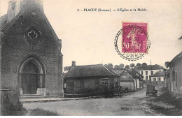 PLACHY - L'Eglise Et La Mairie - Très Bon état - Altri & Non Classificati