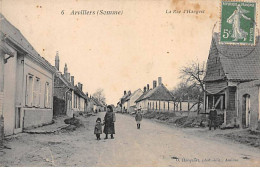 ARVILLERS - La Rue D'Hangest - Très Bon état - Andere & Zonder Classificatie