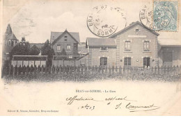 BRAY SUR SOMME - La Gare - Très Bon état - Bray Sur Somme
