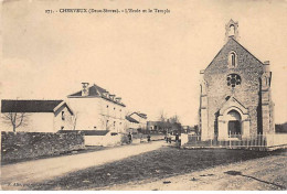 CHERVEUX - L'Ecole Et Le Temple - Très Bon état - Other & Unclassified