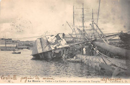 LE HAVRE - Voilier " Le Carbet " Chaviré Une Nuit De Tempête - Très Bon état - Portuario