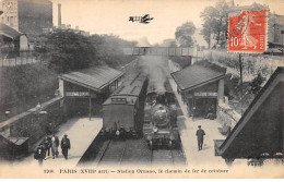 PARIS - Station Ornano - Le Chemin De Fer De Ceinture - Très Bon état - Distretto: 18