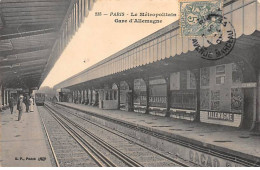 PARIS - Le Métropolitain - Gare D'Allemagne - Très Bon état - Metropolitana, Stazioni