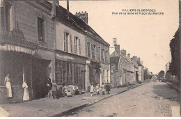 VILLIERS SAINT GEORGES - Rue De La Gare Et Place Du Marché - Très Bon état - Villiers Saint Georges