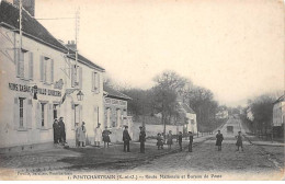 PONTCHARTRAIN - Route Nationale Et Bureau De Poste - Très Bon état - Autres & Non Classés