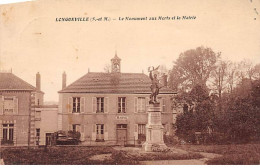 LONGUEVILLE - Le Monument Aux Morts Et La Mairie - Très Bon état - Autres & Non Classés