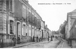 MANSIGNE - Rue Principale - La Poste - Très Bon état - Otros & Sin Clasificación