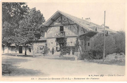 PIERRE DE BRESSE - Restaurant Des Platanes - Très Bon état - Autres & Non Classés