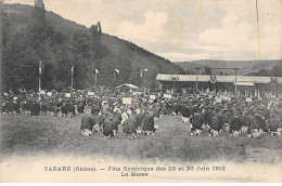 TARARE - Fête Gymnique De Juin 1912 - La Messe - Très Bon état - Tarare