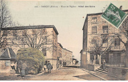 SARCEY - Place De L'Eglise - Hôtel Des Bains - Très Bon état - Other & Unclassified