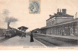 MANTES - Intérieur De La Gare - Les Quais - Très Bon état - Mantes La Ville