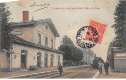 FAREMOUTIERS POMMEUSE - La Gare - Très Bon état - Faremoutiers