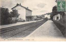 CHAMPAGNE SUR SEINE - La Gare - Très Bon état - Champagne Sur Seine