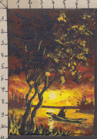 130969/ Paysage Africain, Petite Peinture Sur Papier, Signée KYS - Otros & Sin Clasificación