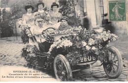 EPERNON - Cavalcade Du 30 Avril 1911 - La Reine Et Ses Demoiselles D'Honneur - Très Bon état - Epernon