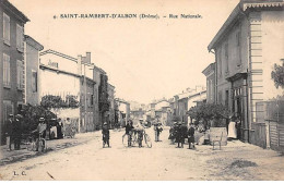 SAINT RAMBERT D'ALBON - Rue Nationale - Très Bon état - Sonstige & Ohne Zuordnung