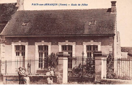 PACY SUR ARMANCON - Ecole De Filles - Très Bon état - Other & Unclassified