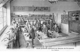 Ecole Primaire Supérieure De Garçons De SAINT LEONARD - Les Ateliers - Très Bon état - Saint Leonard De Noblat