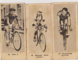 2 Coureurs Cyclistes Belges  André DEFOORDT (Harelbeke), J. HUTS -1 Coureur Neerlandais   BRASPENNING - Otros & Sin Clasificación