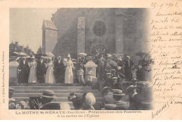 LA MOTHE SAINT HERAYE - Présentation Des Rosières, à La Sortie De L'Eglise - état - La Mothe Saint Heray