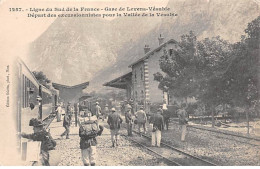 Gare De LEVENS VESUBLE - Dépar Des Excursionnistes Pour La Vallée De La Vésubie - Très Bon état - Andere & Zonder Classificatie
