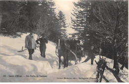 Sports D'Hiver - Une Partie De Traîneau - Très Bon état - Non Classés