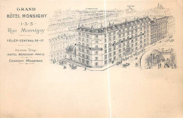 PARIS - Grand Hôtel Monsigny - Rue Monsigny - Très Bon état - Bar, Alberghi, Ristoranti