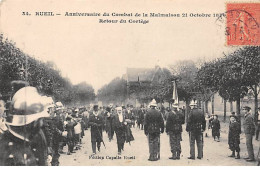 RUEIL - Anniversaire Du Combat De La Malmaison - Retour Du Cortège - état - Rueil Malmaison