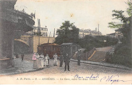 ASNIERES - La Gare, Entre Les Deux Voûtes - Très Bon état - Asnieres Sur Seine