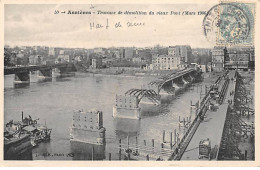 ASNIERES - Travaux De Démolition Du Vieux Pont - Mars 1906 - Très Bon état - Asnieres Sur Seine