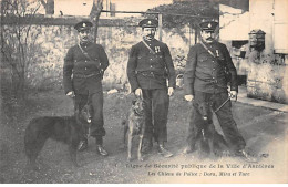 Ligue De Sécurité Publique De La Ville D'ASNIERES - Les Chiens De Police - Très Bon état - Asnieres Sur Seine