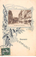 Souvenir D'ASNIERES - La Rue De La Station - Très Bon état - Asnieres Sur Seine