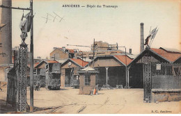 ASNIERES - Dépôt Des Tramways - Très Bon état - Asnieres Sur Seine