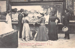 Exposition De REIMS 1903 - Salon Des Beaux Arts - Devant Le Tableau J. M. Dupuy - Très Bon état - Reims