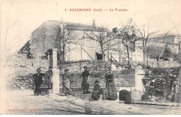 AUJARGUES - La Fontaine - Très Bon état - Andere & Zonder Classificatie