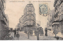 MONTREUIL SOUS BOIS - Rues De Paris Et Etienne Marcel - Très Bon état - Montreuil