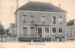 COUBRON - Mairie Et Ecole - état - Andere & Zonder Classificatie